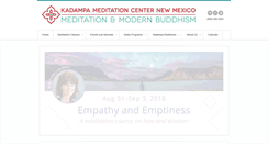 Desktop Screenshot of meditationinnewmexico.org